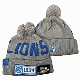 Detroit Lions Team Logo Knit Hat YD (11),baseball caps,new era cap wholesale,wholesale hats